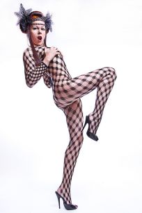 Netz Bodystocking ouvert