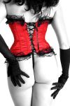 Torselett Satin  Steel Boned Corset with Thong.