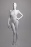 Lycra Ganzanzug Catsuit mit abnehmbarer Haube