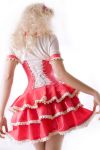Minidress with a corset 