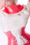 Minidress with a corset 