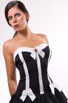 French Maid Costume, Mini Dress with gauntlets
