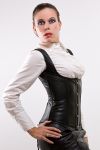Business Wear: Cowhide Underbust Corset