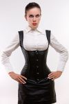 Business Wear: Cowhide Underbust Corset