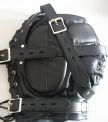 Schalldichte Kunstleder Maske