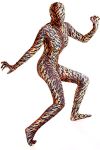 Getiegerter Catsuit, Ganzanzug